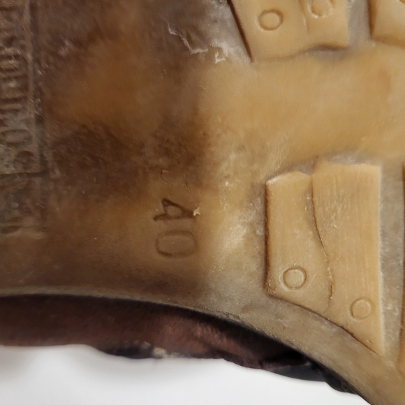 Pikolinos Womans Brown Leather Booties Size 40/9.5 - Picture 3 of 7